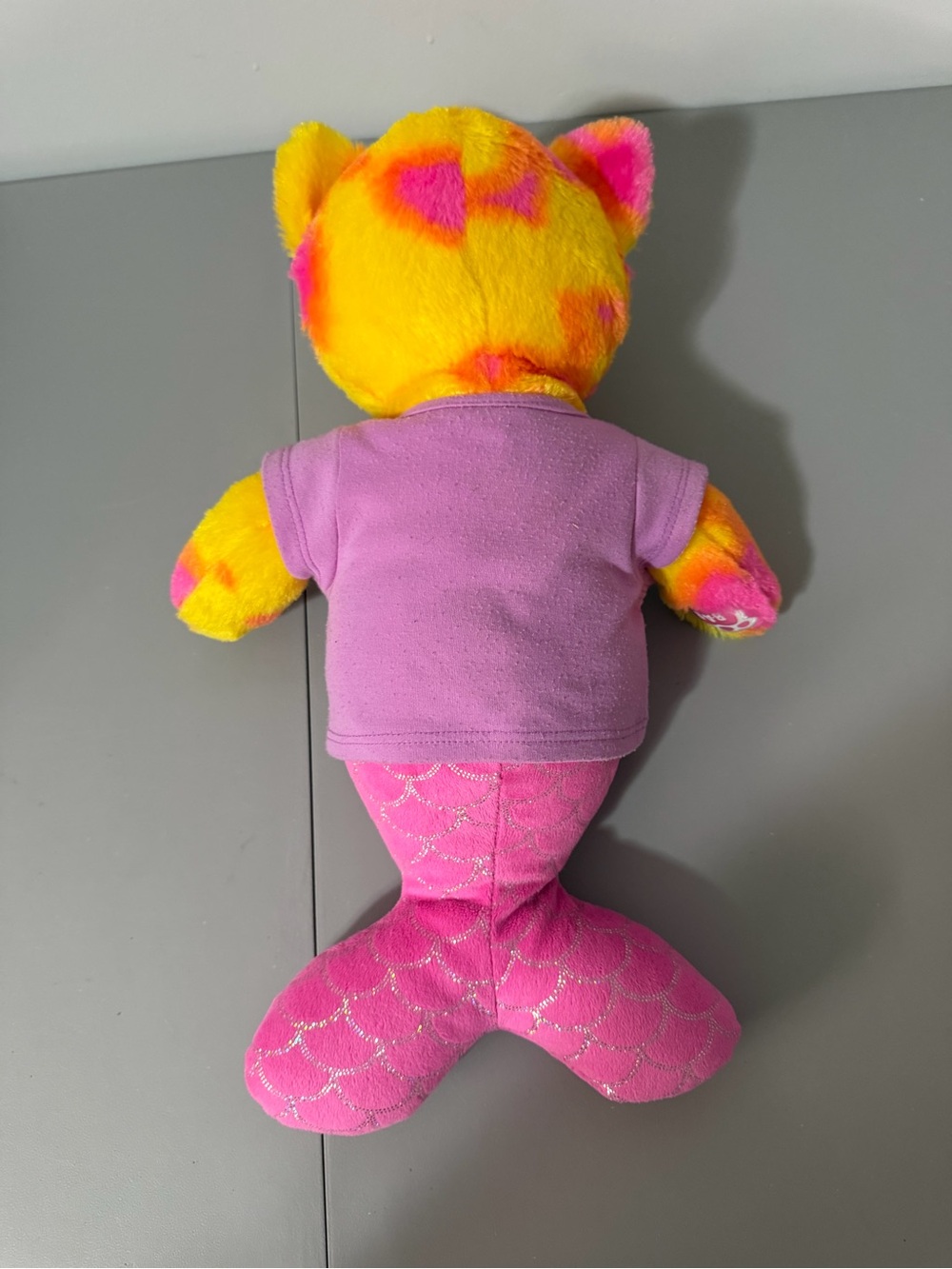 Build-A-Bear Enchanted Mer-Cat Plush Bear Narwhal Shirt 2021 - Picture 11 of 13
